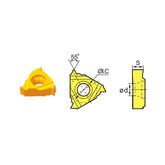 Threading Inserts RT/LT16.01W/16.01N-8W/9W/10W/11W/12W/14W/16W - Makotools Industrial Supply Tools for Metal Cutting